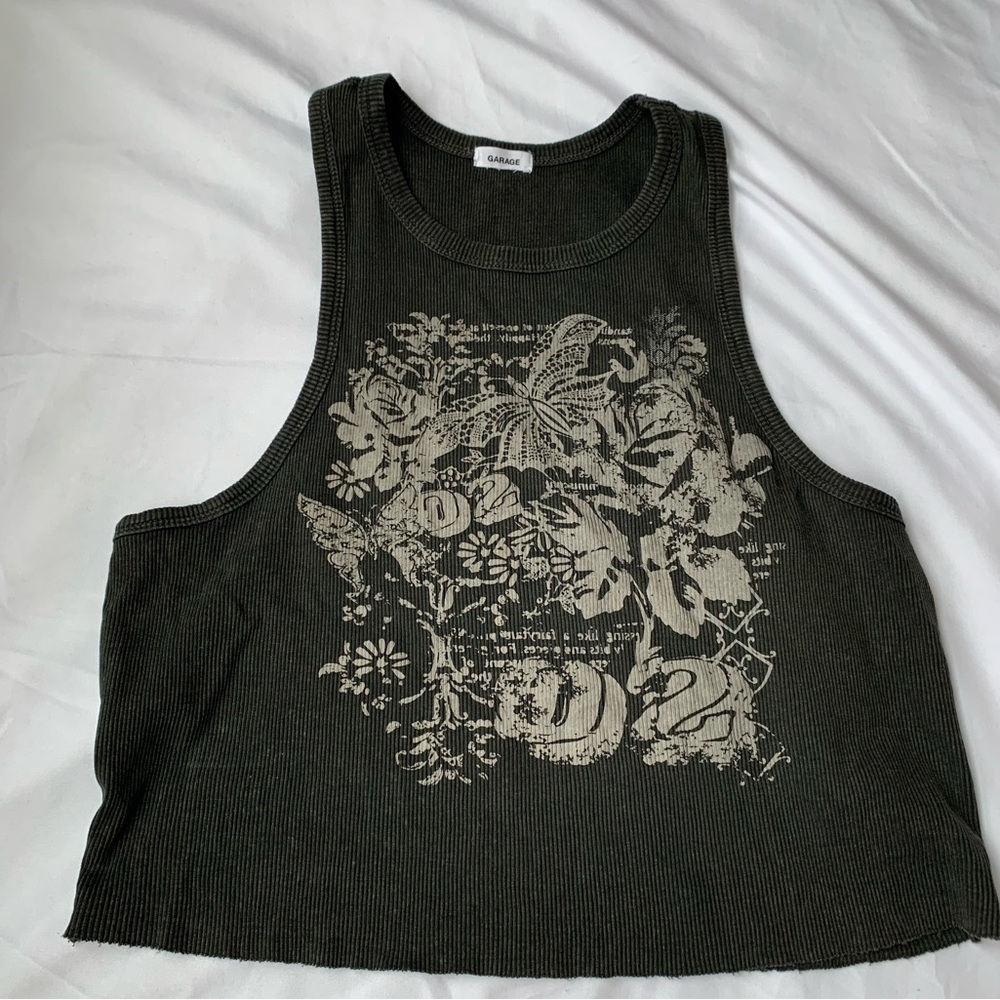 Garage crop top